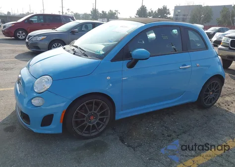 2017 Fiat 500C Abarth from USA, damaged, VIN 3C3CFFJH2HT659218